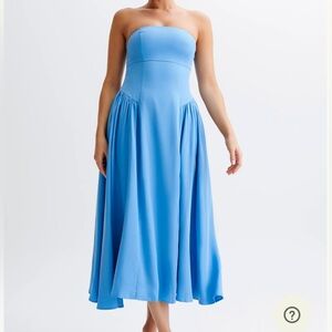 Meshki Carmele Cotton Gathered Midi Dress